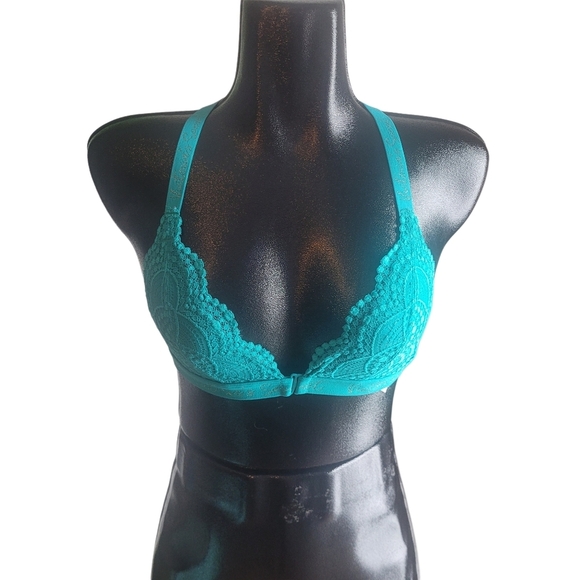 Victoria Secret Aqua Colored Bralette S - Picture 1 of 6
